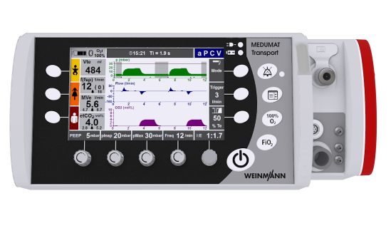 万曼急危重症转运呼吸机MEDUMAT Transport